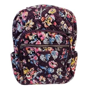 Vera Bradley Iconic Campus Backpack Indiana Rose Large Laptop School Travel